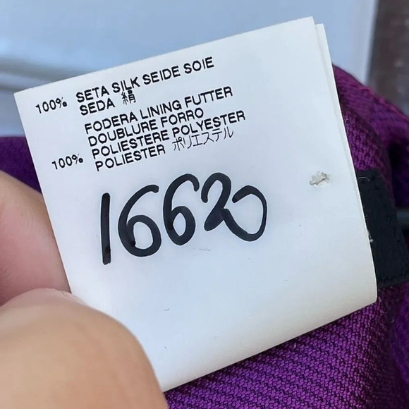 Dsquared2 purple Silk Bow Neckline Balloon Hem Dress S/40 - Picture 12 of 13